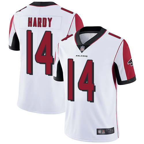 Atlanta Falcons Limited White Men Justin Hardy Road Jersey NFL Football #14 Vapor Untouchable->atlanta falcons->NFL Jersey
